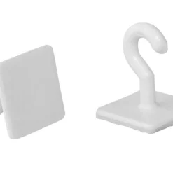 Selvklebende Plastkroker