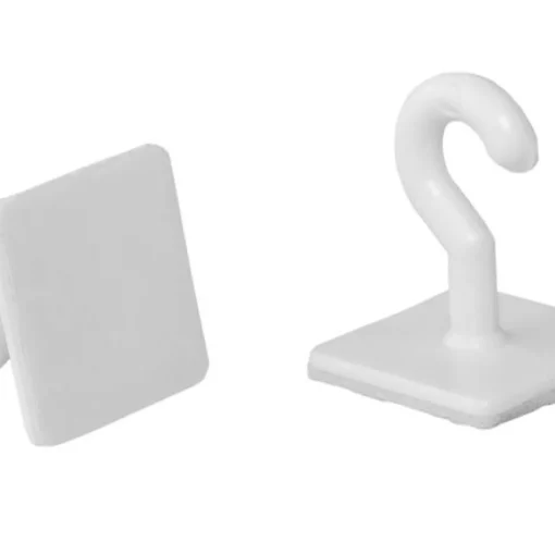 Selvklebende Plastkroker