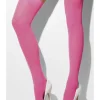 Selvsittende Strømper Neonrosa