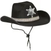 Sheriff Cowboyhatt Svart