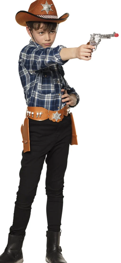 Sheriff Pistol Sølv