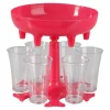Shotdispenser & Shotglass Rosa