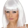 Showgirl Parykk Hvit