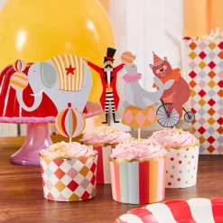 Sirkus Kaketopper & Cupcake Wrappers