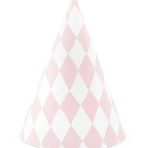 Sjakkmønster Festhatter Pastell