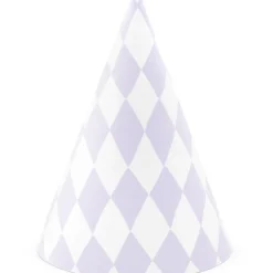 Sjakkmønster Festhatter Pastell