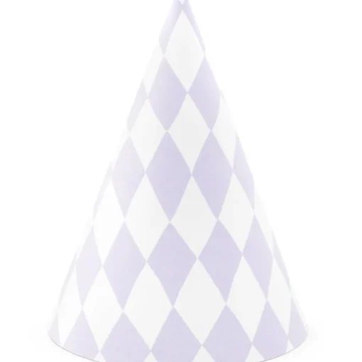 Sjakkmønster Festhatter Pastell