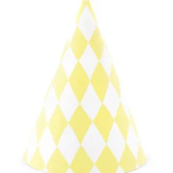 Sjakkmønster Festhatter Pastell