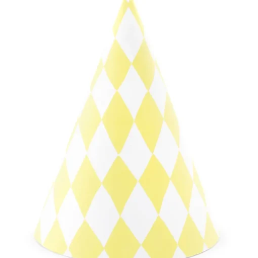 Sjakkmønster Festhatter Pastell