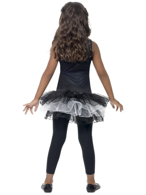 Skjelett Ballerina Barnekostyme