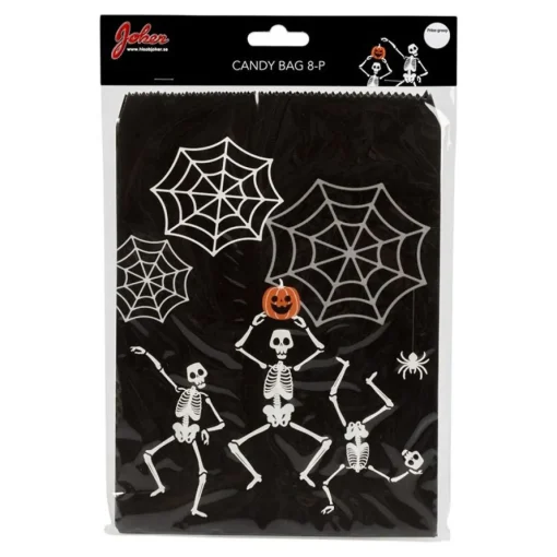 Skjelett Halloween Godteposer