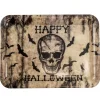 Skjelett Halloween Serveringsfat Firkant