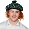 Skotsk Tam-o'Shanter Hatt Grønn