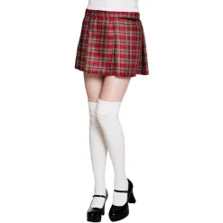 Skotsk Tartan Skjørt Rød