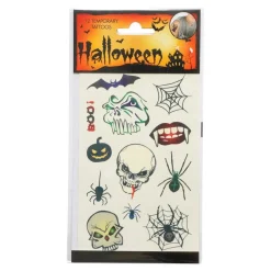 Skremmende Halloween Engangstatoveringer