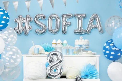 Skyer Ballonger Hvit og Gjennomsiktig