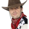 Slitt Cowboyhatt Brun