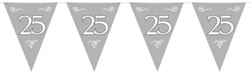 Sølvbryllup Vimpelbanner