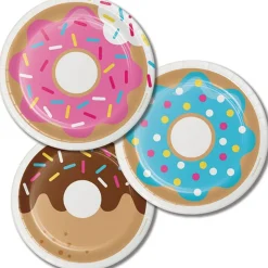 Smultring Donut Frokoststørrelse Papptallerkener