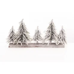 Snødekket LED Skog Landskap