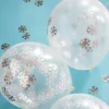 Snøfnugg Konfetti Ballonger