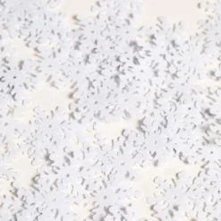 Snøfnugg Konfetti Hvit