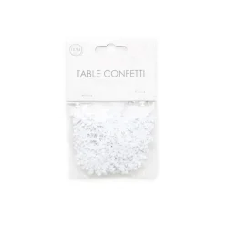 Snøfnugg Konfetti Hvit