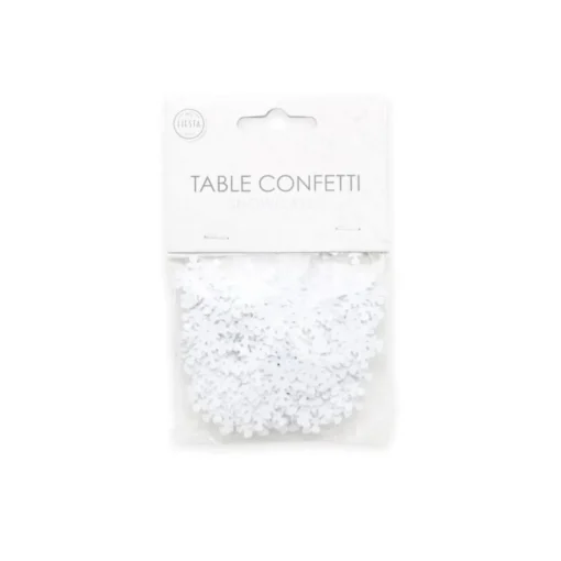Snøfnugg Konfetti Hvit