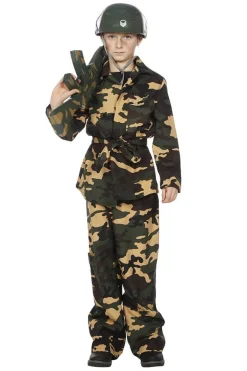 Soldat Militær Barnekostyme
