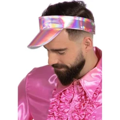 Solskjerm Hatt Holografisk Rosa