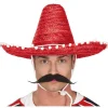 Sombrero Stråhatt Rød
