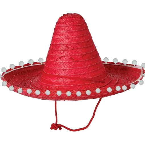 Sombrero Stråhatt Rød