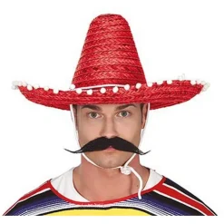 Sombrero Stråhatt Rød