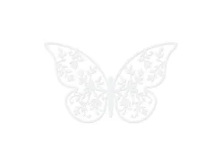 Sommerfugler Bordpynt Hvit