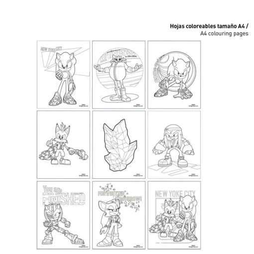 Sonic® Male- og Tegnesett