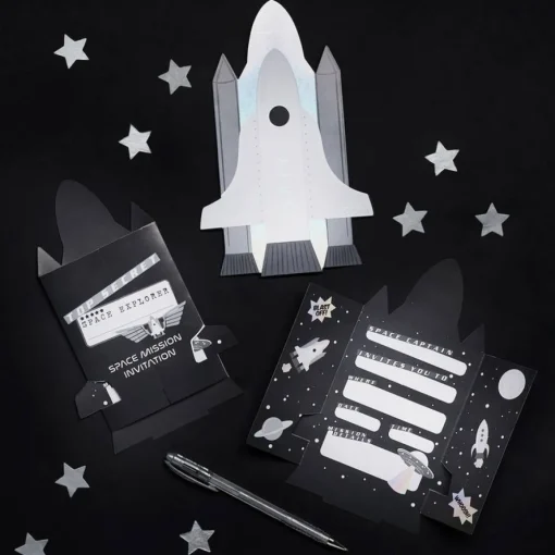 Space Party Invitasjoner