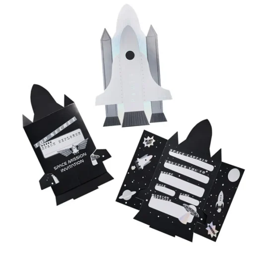 Space Party Invitasjoner