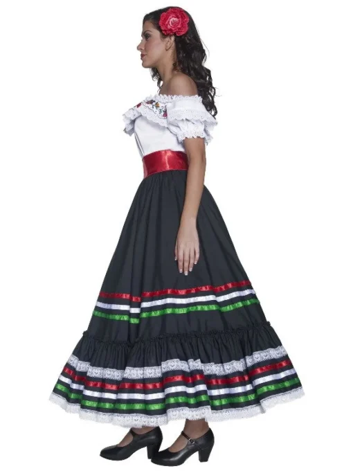 Spansk Senorita Kostyme