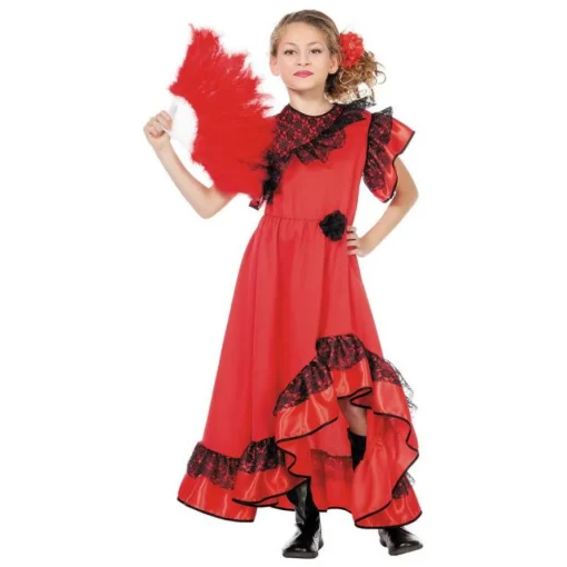 Spansk Señorita Barnekostyme