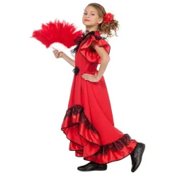 Spansk Señorita Barnekostyme