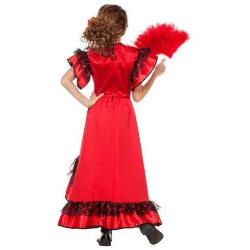 Spansk Señorita Barnekostyme