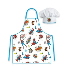 Spiderman® Børneforklæde & Kokkehue