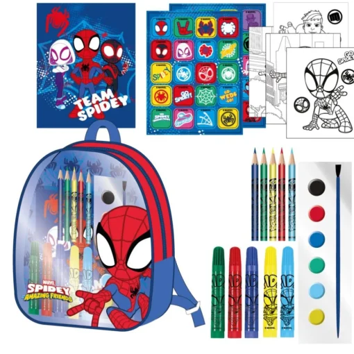 Spiderman® Fargelegg Selv Ryggsekk Blå