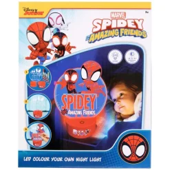 Spiderman® Fargelegg-Selv LED Nattlampe