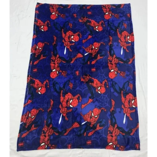 Spiderman® Flanell Fleecepledd Blå