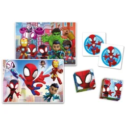 Spiderman® 4-i-1 Spidey Puslespill