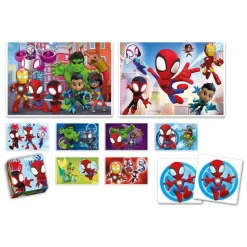 Spiderman® 4-i-1 Spidey Puslespill