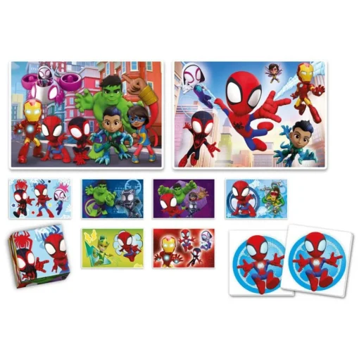 Spiderman® 4-i-1 Spidey Puslespill