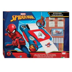 Spiderman® Klistremerkemaskin Sett