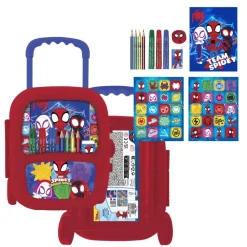 Spiderman® Koffert Med Malesett